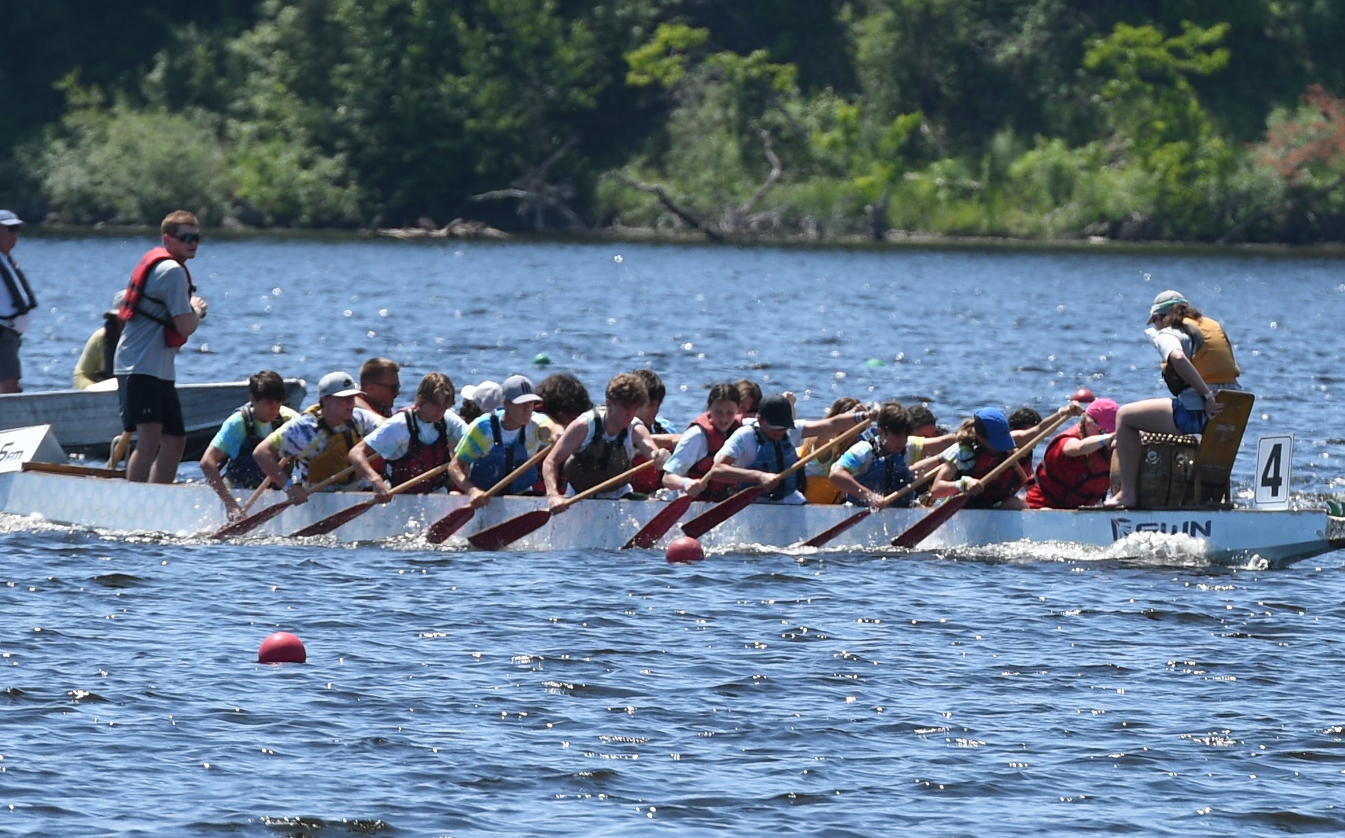 ORCC youth regatta crew competing at the Ottawa Dragon Boat Festival!