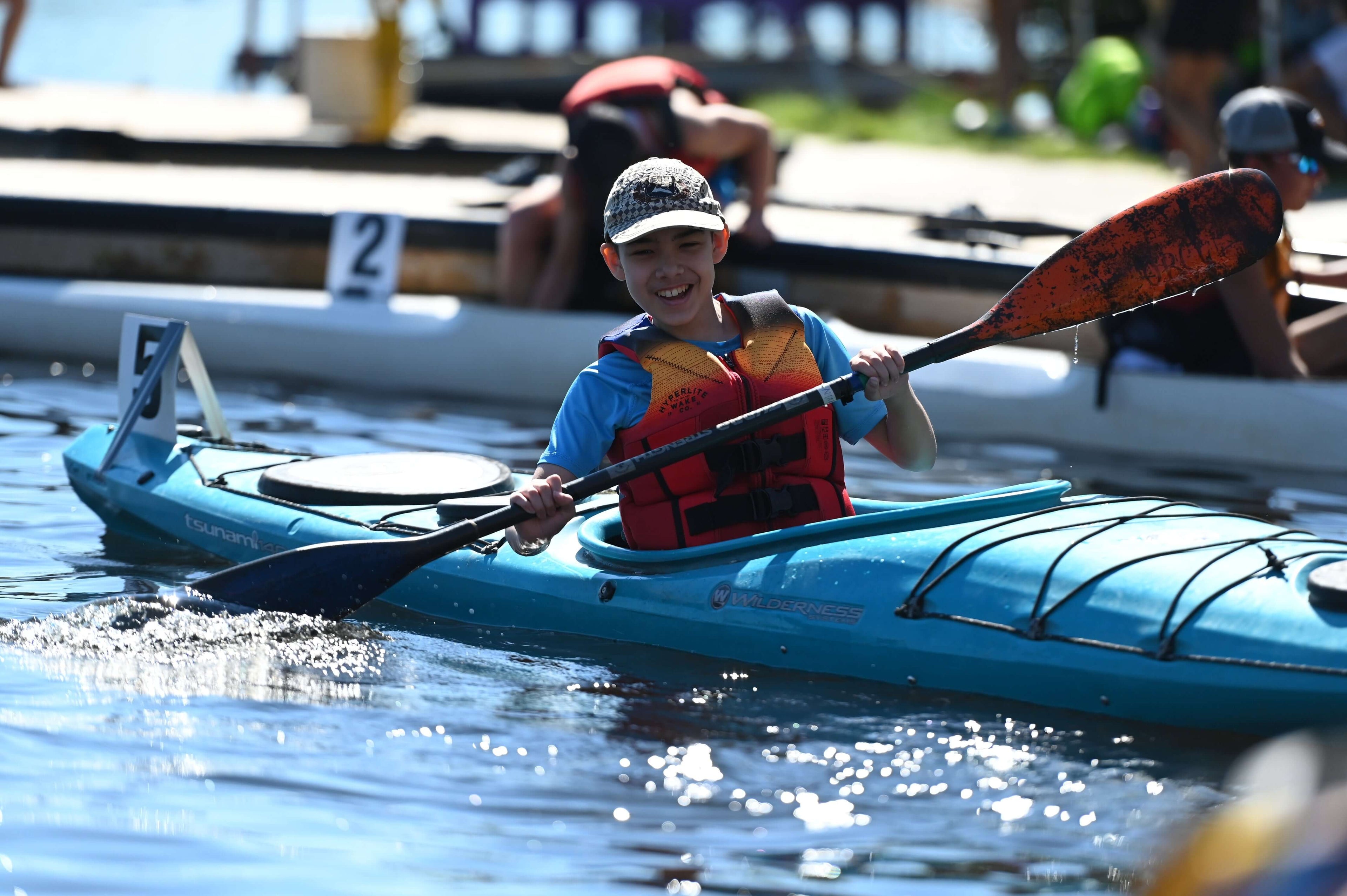 ORCC SO athlete returning to the dock after a great race!